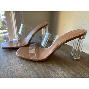 ZARA Basics Clear Heels